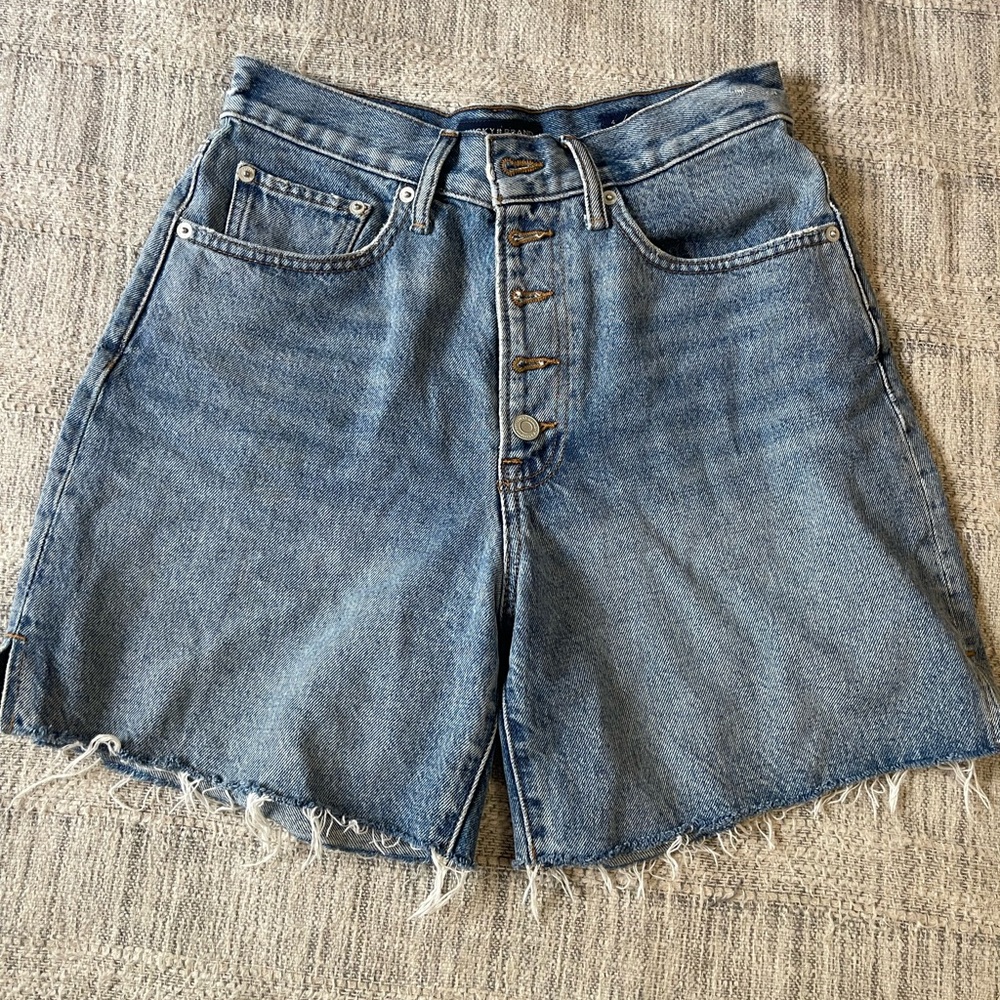Lucky brand traveler cutoff denim shorts